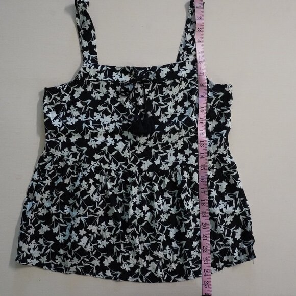 NWT Banana Republic Tank Baby Doll Flowy Floral Blouse - Picture 6 of 9